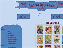 Tablet Screenshot of latecadelfumetto.com